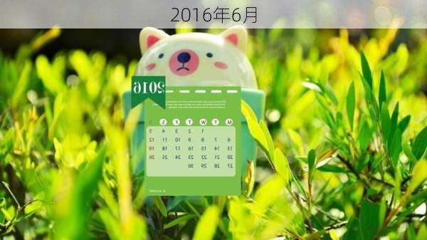 2016年6月