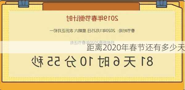 距离2020年春节还有多少天