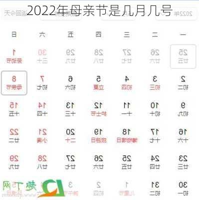 2022年母亲节是几月几号