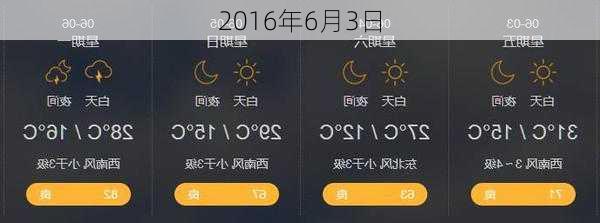 2016年6月3日