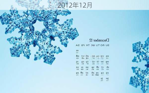 2012年12月