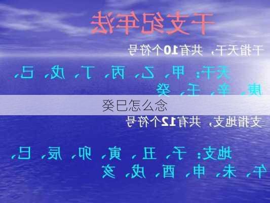 癸巳怎么念