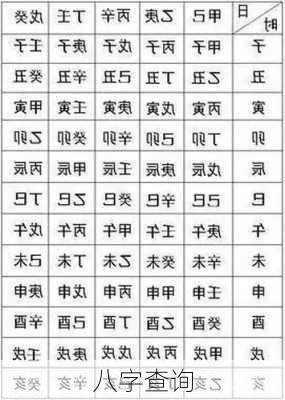 八字查询