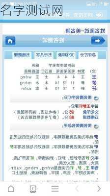 名字测试网
