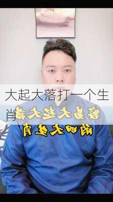 大起大落打一个生肖