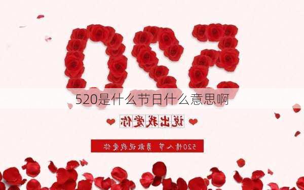 520是什么节日什么意思啊