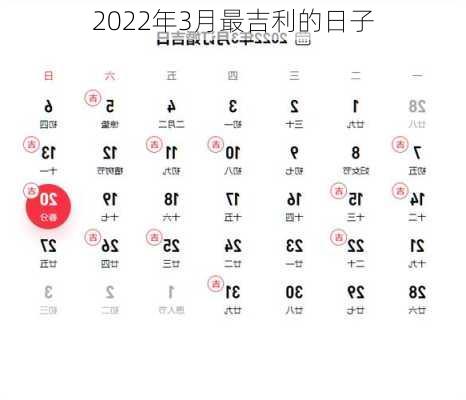 2022年3月最吉利的日子