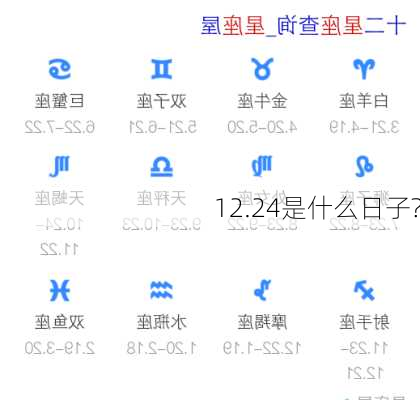 12.24是什么日子?