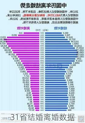 31省结婚离婚数据