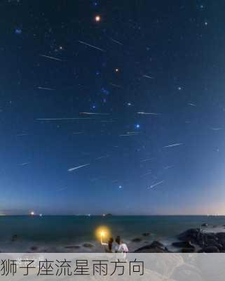 狮子座流星雨方向