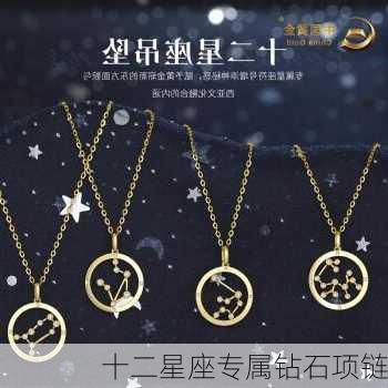 十二星座专属钻石项链