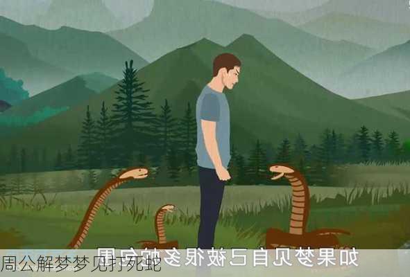 周公解梦梦见打死蛇