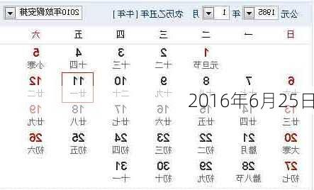 2016年6月25日