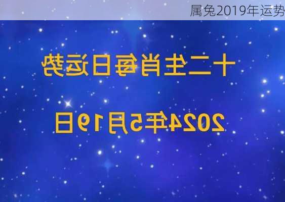 属兔2019年运势