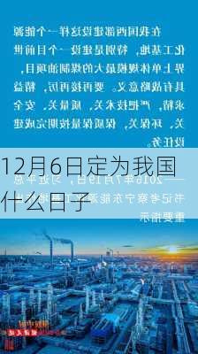 12月6日定为我国什么日子