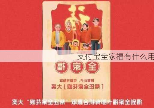 支付宝全家福有什么用