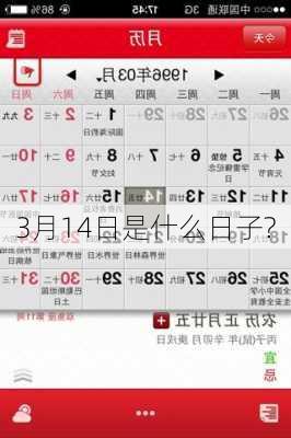 3月14日是什么日子?