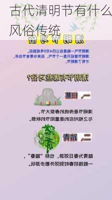 古代清明节有什么风俗传统