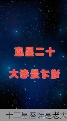 十二星座谁是老大