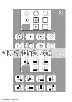 国际标准iq测试题