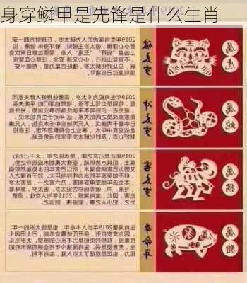 身穿鳞甲是先锋是什么生肖