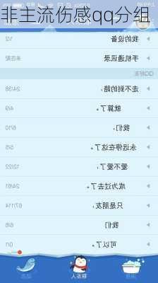 非主流伤感qq分组