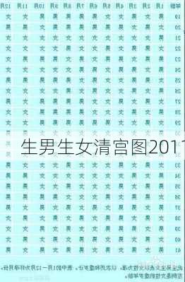 生男生女清宫图2011