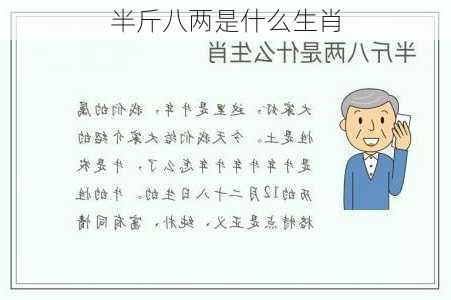 半斤八两是什么生肖