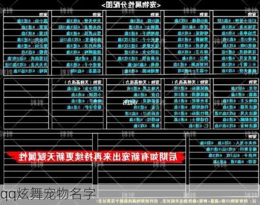qq炫舞宠物名字