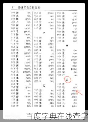 百度字典在线查字