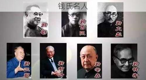 钱氏名人