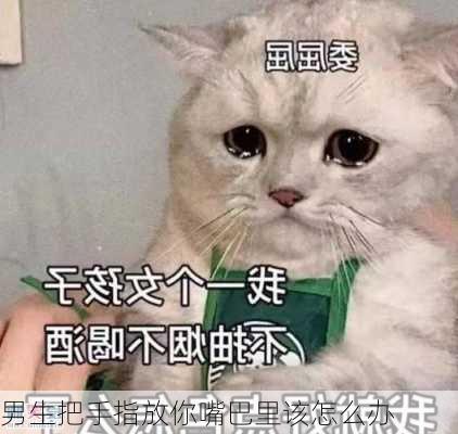 男生把手指放你嘴巴里该怎么办