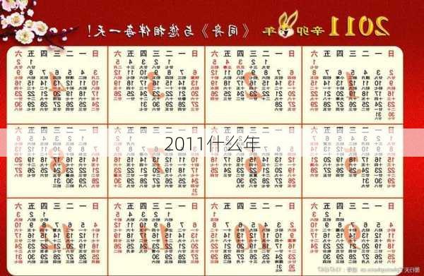 2011什么年