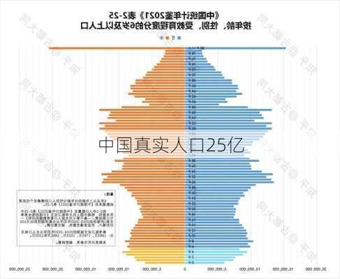 中国真实人口25亿