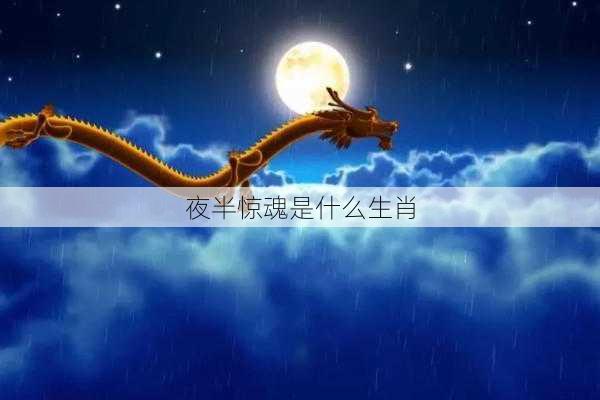 夜半惊魂是什么生肖