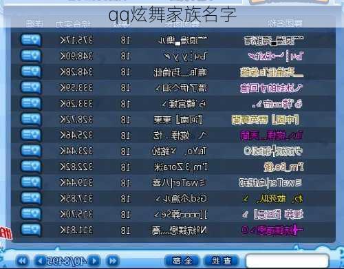 qq炫舞家族名字