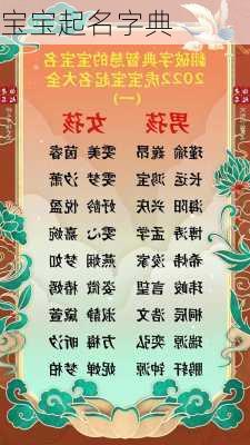 宝宝起名字典