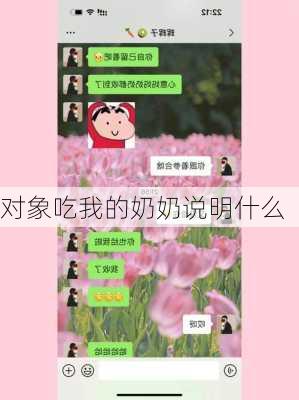 对象吃我的奶奶说明什么