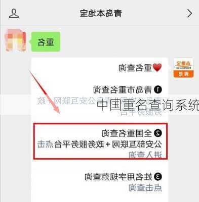 中国重名查询系统